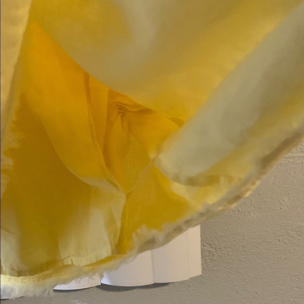 Tommy Bahama sz L Yellow Sleeveless Midi Summer Dress - Picture 4 of 8